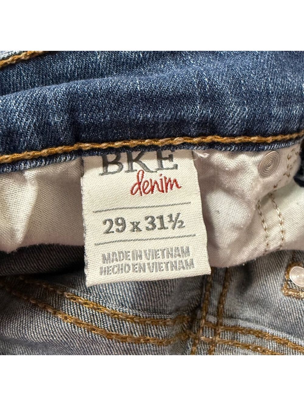 Women's BKE Denim Jeans, Size 29X31.5, Blue - Picture 10 of 11